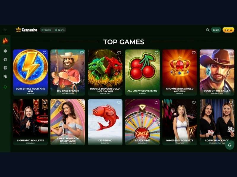 Bonus Buy and high volatility at Casinacho Casino Nacho Casino for Canada